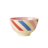 Candy Stripe Print Small Melamine Bowl Rice DK